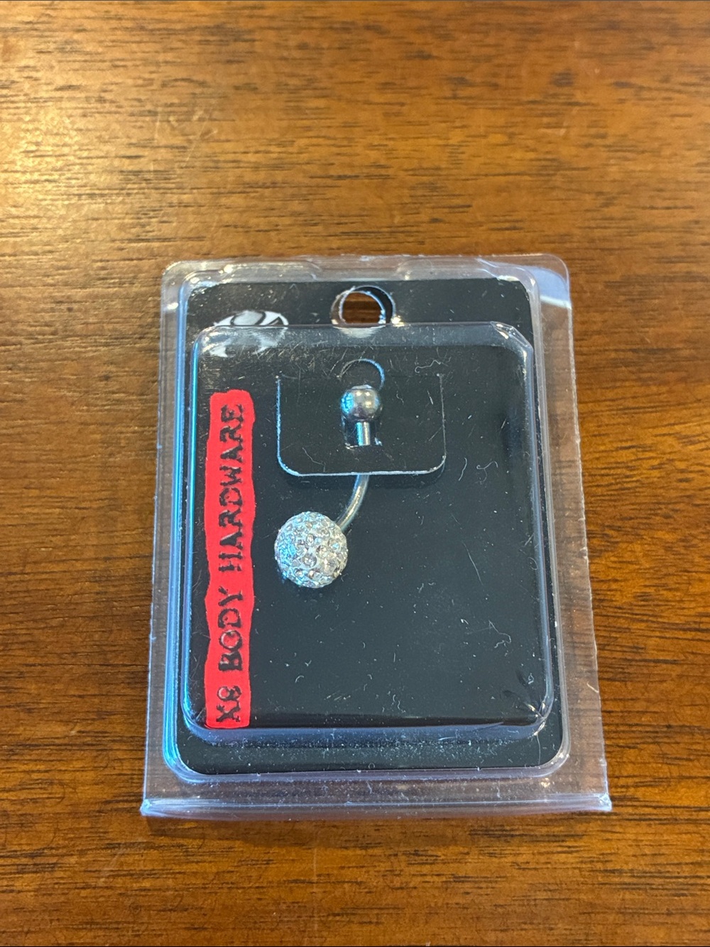 Surgical Steel Navel Piercing — Crystal Multi-Stone Ball